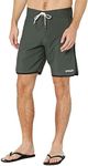 Oakley Men's Solid Crest 19" Boardshort Board Shorts, New Dark Brush, 36