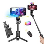 AOCHUAN Gimbal Stabilizer for Smartphone, 2-Axis Phone Gimbal w/360° Rotation for iPhone/Andriod Sefie Stick Tripod w/Auto Face Tracking and Wireless Remote for TiK Tok YouTube Vlogging-M1 Pro Black