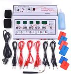 Physiotrack Physiotherapy Machine Interferential Therapy (IFT) 45 Program with Muscle Stimulator Electrotherapy Combo for All Pain Relief Device Physiotherapy Equipment with 1 Year Warranty