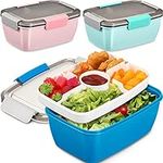 Hotop 3 Packs Salad Lunch Container