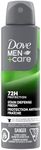 Dove Men+Care Dry Spray Antiperspirant, Stain Defense Fresh, Anti-White Marks, 72-hour Sweat & Odour Protection, 107g