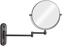 GURUN Two-Sided Swivel Wall Mounted Makeup Mirror with 7X Magnification,Oil-Rubbed Bronze,M1207O(8'',7Xmagnification)