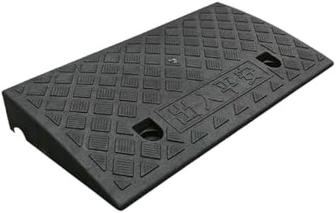 SHOPORA® Curb Ramp Portable Driveway Curb Ramp For Motorcycle Mowers Hand Trucks H 6Cm Black | Medical, Mobility & Disability | Mobility Furniture & Fixtures | Access Ramps