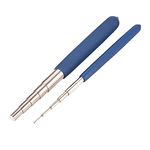 2 Pieces Micro Coil Jigs Metal Micro Coil Jigs Practical Micro Coil Jigs 5 Section Wire Rebuilding Bars Tools 1.5-10mm, Blue