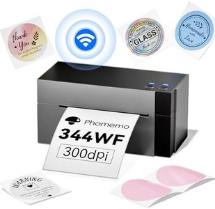Phomemo 344WiFi Impresora Termica Etiquetas Autoadhesivas, Impresora Etiquetas Envio para Oficinas y Pequeñas Empresas, Compatible con Amazon, Ebay, Etsy, Ups, Wish, Shopify