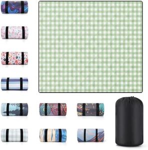 memKiya 60x80'' Oversized Picnic Blanket Patio Water Proof Sand Free Lightweight Portable Beach Yoga Concert Mats Festival Family Camper Outside Must Haves Motorhome Car Trip Necessities Gift Ideas