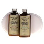 Chamberlain's Leather Milk Leather Furniture Cleaner and Conditioner Kit (2 Bottle Furniture Care Set) - Straight Cleaner No. 2 Furniture Treatment No. 5 - All Natural, Non-Toxic W/2 Restoration Pads