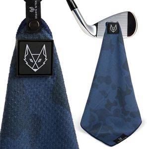 Brawn & Fox Magnetic Golf Towel (Blue)