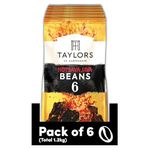 Taylors of Harrogate Hot Lava Java Coffee Beans 200 g (Pack of 6 - Total 1.2kg)