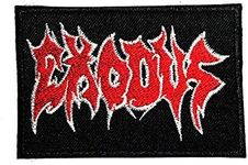 Music E American Thrash Metal Band Music Logo Patch Embroidered Sew Iron On Patches Badge Bags Hat Jeans Shoes T-Shirt Applique