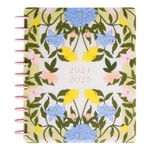 Happy Planner Disc-Bound 12-Month Academic Planner, July 2024–June 2025 Daily and Monthly Planner, Big Size, Teacher Layout, Nouveau Botanical, 72 Pages, 2 Sticker Sheets, 21.59 x 27.94 cm