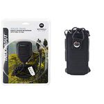 Motorola Remote Speaker with Microphone + Talkabout Two-Way Radio Carry Pouch