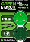 Combo Green Biscuit Passing+Shooting Training Pucks (Combo Pack-2)