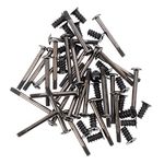 iplusmile 60pcs Computer Case Fan Screws Kit, PC Fan Screws Chassis Fan Screws Computer Screw Set Radiator Screws Flat Case Fan Screw