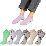 London Hills Ankle Socks for Women || women socks ankle length || girls socks combo || women cotton socks, Ideal for Daily Casual Wear/Gym/Office - Free Size - Colours and styles may vary