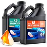 ISTOYO 1 Gallon/3,78L Epoxy Resin, Crystal Clear No Bubbles, Fast Curing Epoxy Resin Kit for Table Tops, Coating, Casting, Jewelry Making, Cast Coating Wood, DIY Art Crafts