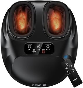 RENPHO Foot Massager Machine with Heat and Remote, Electric Shiatsu Kneading Foot Massager with Wireless Control, Relieve Plantar Fasciitis and Tired Muscles, Christmas Gifts, Fits Men Size Up to 14