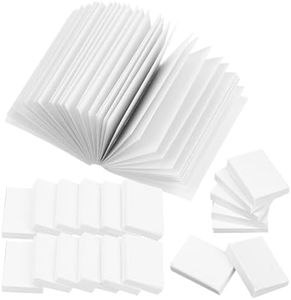 Gadpiparty 50 Pcs Miniatures Blank Books Dollhouse Books 1:12 Scale Mini Books Dollhouse Model Decoration Pretend Play Supplies Doll House Books for Kids (White)