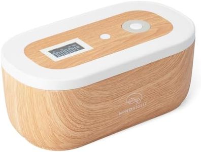 Mindsight Timed Lock Box | Unplug from Phones, Video Games, Social Media, Snacks & Cravings | 3 Modes based on Willpower | Easy to Use | Out of Sight ~ Out of Mind | Boost Your Mental Wellness