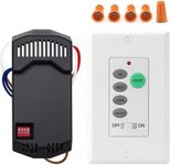 Humpptom Universal Ceiling Fan Remote Control, Ceiling Fan Wall Switch UC9050T, UC9050T Fan Remote Control Kit Compatible with Hampton Bay Harbor Breeze Hunter