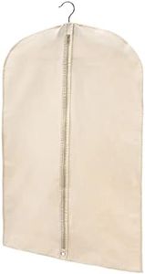 100% Natural Pure Cotton Garment Bag with Durable Zipper