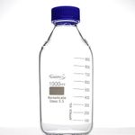 RAWAL'S Reagent Bottle 1000ml Borosilicate Glass Screw Cap Wide Mouth - Ideal for Laboratory, Kitchen, and Professional Use