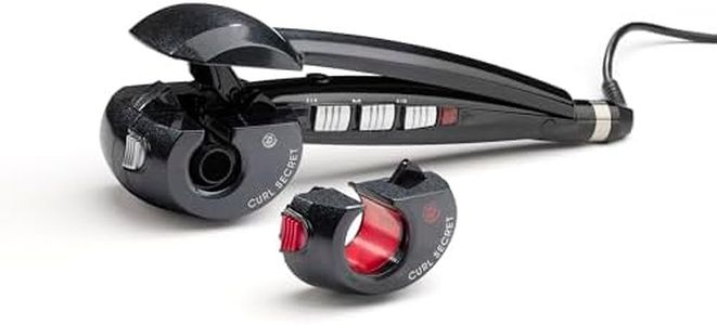 Curl Secret BaByliss - Boucleur automatique Ionic 2, 2 têtes interchangeables, Température de 190 à 230°C, Noir, 25-35mm, C1300E