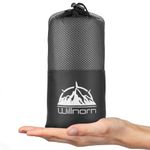 WILLNORN Sleeping Bag Liner - Soft & Lightweight Travel Sheet for Adults, 220x95cm - Portable & Easy Care, Ideal for Backpacking, Camping, Hotels, and Summer Trips