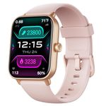 Fitpolo Fitness Tracker with Heart Rate Monitor, Smart Watch 1.3 inches Color Touch Screen IP68 Waterproof Step Calorie Counter Sleep Monitoring Pedometer Watches Activity Trackers (Pink)
