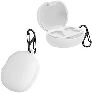 kwmobile Étui Compatible avec Anker Soundcore Life P3 Housse - Housse pour Casque Audio étui de Protection en Silicone - Blanc