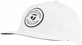 TaylorMade Golf Men's 5 Panel Flatbill Hat White