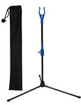 longbowmaker Archery Bow Stand Recurve Bow Compound Bow Stand Rack Holder 48cm Height (BLUE)