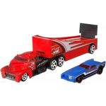 Hot Wheels Rock N Race Super Rigs, Transporter Vehicle With 1 1:64 Scale Car 3+ Years Age, Multicolor