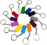 Bymivofun Brick Keyrings, Brick Key