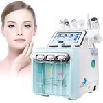 Hydrogen Oxygen Facial Beauty Machine, 6 in 1 Face Cleaning Hydro Water Oxygen Jet Peel Beauty Machine, Professional Face Care Machine, Beauty Salon Essential