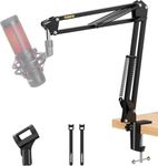 Maono AU-B01 Microphone Stand with Suspension Boom Scissor Arm