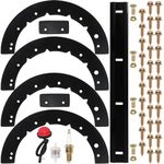 POSEAGLE 753-0613 Auger Rubber Spiral Kit with 731-1033 Sheave Plate MTD Replaces MTD 753-0613, MTD 753 0613, 731-0781a, 731-0780a for Cub Cadet 321, 410, 421, 521, SB-300, SB-350, SB-400 Snow Blowers