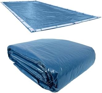 Pool Mate 352040RPM Winter Pool Cover, Heavy-Duty Blue, 20 x 40 ft Inground Pools