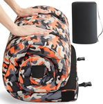 HomeMate CertiPUR-US Memory Foam Camping Mattress Pad Portable Roll Up Mattress for Adults Sleeping Mat Cot Mattress Pad Car Tent Floor Mattress Removable Waterproof Cover Travel Bag Guest Bed