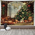Ambesonne Christmas Tapestry, Vinta