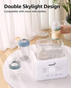 Grownsy 9-in-1 Bottle Warmer – Cream White Baby Bottle Heater