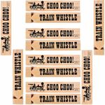 Fun Express Wooden Train Whistles - 12 Pieces