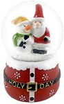 Godinger Holiday Santa Snow Globe, Small