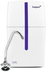 Livpure Stealth Under The Counter Water Purifier, RO+UV 6 Stage Purification Technology, 7L Storage Tank, Sleek And Compact Design