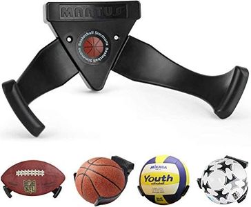Healthman Ball Holder Wall Mount Basketball Ball Claw Space Saver Display Sports Ball Storage Rack for Soccer, Soccer, Baseball, Rugby, Volleyball, Exercise Ball