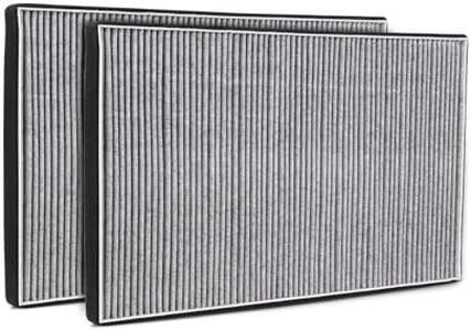Forccord Cabin Air Filter External Fits for Tesla Model X 2015 2016 2017 2018 2019 2020 Intake filter Upgrade Activated Carbon Replacement 1045566-00-H 1045566-00-G Car Accessories