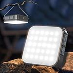 Quntis Solar Camping Lantern,IPX6 Solar/Type-C Powered LED Solar Camping Light,Portable 3 Bright 4 Color Modes Camping Lamp 4000mAh Rechargeable Camping Tent Light for Power Outages,Hiking,Tent,Fish