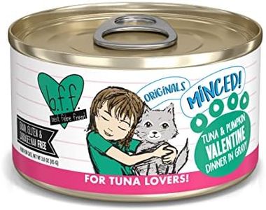 Weruva Best Feline Friend (B.F.) Tuna & Pumpkin Valentine with Tuna & Pumpkin in Gravy Cat Food by, 3oz Can (Pack of 24)