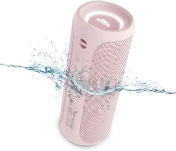 Vieta Pro Altavoz Bluetooth Potente 25W, Radio FM, Resistente al Agua, 12H Batería, Micrófono, Aux-In, USB-C, TWS, Compatible con Alexa | Altavoz Portátil Goody 2. Rosa