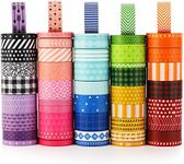 50 Rolls Washi Tape Set, Decorative